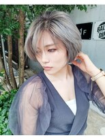 パープル(purple) ホワイトシルバー