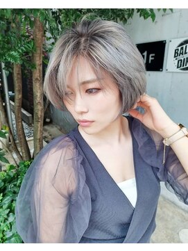 パープル(purple) ホワイトシルバー