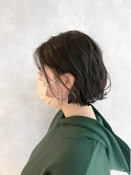 アイディール(:ideal) 20代30代40代☆くせ毛を活かしてワンレングスボブ♪