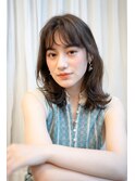 大人かわいい女子力UP♪毛先カールのくびれヘアエアリーミディ