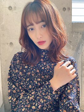 ルービック 枚方(Rubik's) エアリーミディ/小顔ヘア/暖色系カラー★イルミナ20代30代