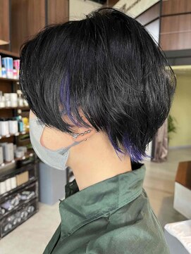 サロン クラッチ クリエイティブ コンセプト(salon CLUTCH creative concept) インナーバズウルフ〔ブラック×ブルー〕