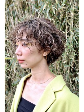 マハナ(Mahana by hair) 20代30代40代ボブパーマ前上がりショートボブ大人ウルフパーマ