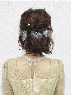 ヘアーリコア(hair recoa) 【hair recoa】およばれヘア　ハーフアップ