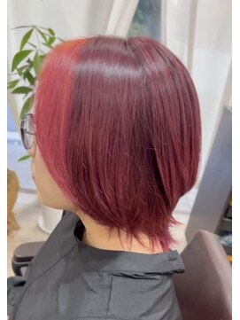 プシュケ(PSYCHE) 暖色系カラーチェリーレッド10代20代30代プレイングカラー