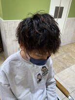 ネオリーブソラ 相模大野店(Neolive sola)&nbsp;メンズショートスパイラルパーマ×束感