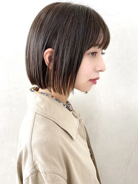 スリール 熊本(suri-ru) ナチュラルボブ×黒髪ボブ×大人ショートボブ 20代30代40代