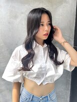 ロンド ストラーダ 心斎橋(Lond strada)&nbsp;韓国前髪顔周りロング×インナーグレージュ[心斎橋/髪質改善]