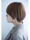 可愛いマッシュショート