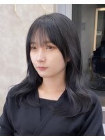 ロンドアヴァントゥス 池袋(Lond aventus)&nbsp;韓国レイヤー/韓国風/ボブ/髪質改善/黒髪/ブリーチなし〔池袋〕