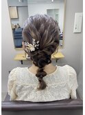 ヘアアレンジ/ヘアセット/編みおろし