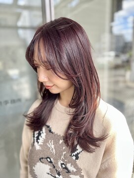 ティースタイル(hair salon t-style) 顔まわりのレイヤースタイル