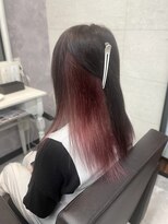 エルベ けやき台店(elve) ピンクインナーカラー!