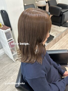 ワット 原宿店(W) 【yumi】olive beige #w98