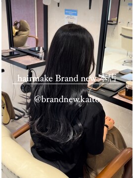 ヘアーメイク ブランニュー 東生駒店(hair make Brand new) ブルーブラック