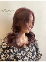 アリエッタ アザブ(ARIETTA AZABU)&nbsp;韓国ヘア/ピンクブラウン