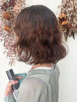 パレンテ(Parente)&nbsp;ボブパーマ/オレンジベージュ