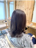 レイヤースタイル×パープルグレー！