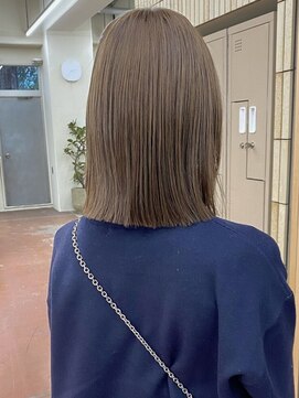 パークレーン アイス イヴェン(park lane ICI yeven) ブリーチなしダブルカラー20代30代40代グレージュレイヤーカット