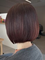 クラップス オル 金沢八景(CLAPS Ore)&nbsp;ボブヘア×レッドブラウンカラー