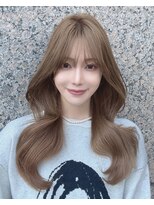 アフロート ルヴア(AFLOAT RUVUA)&nbsp;小顔似合わせカットフェミニンロングレイヤーラテカラー