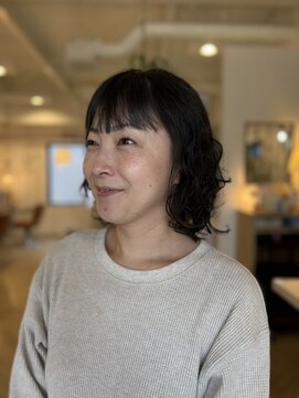 リグ ヘアアンドデザイン(LiG hair&design) くせ毛ミディアム