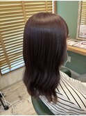 ツヤ髪ピンクブラウン