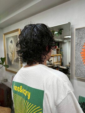 リブロ 三軒茶屋(LIBRO) スペインカールフェザーパーマニュアンスパーマフェード