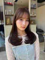 ザ シー 橋本(The C)&nbsp;小顔に合わせカットフェミニンロングレイヤーメルティーカラー