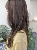 《ロングヘアレイヤーカット＋赤み消しベージュ》