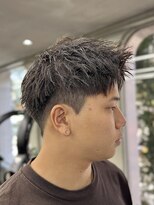 ニコ トウキョウ ロジック(nico TOKYO Logic)&nbsp;刈り上げアップバングスパイキーショートパーマスパイラルパーマ