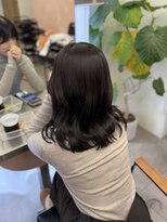 ソルバイシェス(SOL by shes) ミディアムレイヤー×ラベンダーグレージュ