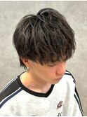 メンズマッシュスパイラルパーマ
