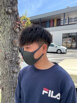 エディ(Edy)&nbsp;ツイストスパイラルパーママッシュ刈り上げメンズ眉毛カット