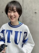 エッセンス(THE ESSENCE)&nbsp;short 切りっぱなしボブエアリーロング美髪ピンクブラウン