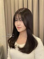 オンド(ONDO)&nbsp;Korean Leyred Cut　ｘ　Ｄａｒｋ　Ｂｒｏｗｎ