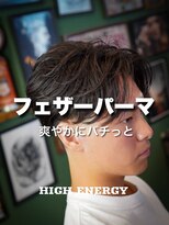 ハイ エナジー パワーズ(High Energy +POWERS)&nbsp;フェザーパーマ/フェザーショート