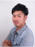 ツーブロックソフトモヒカンスタイル