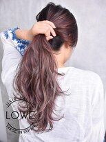 ルーヴェ(LOWE)&nbsp;LOWE池谷 外国人風ハイライト×ロゼピンクのカジュアルアレンジ
