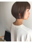 シンプルなボブ