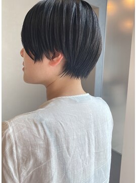 トップヘアーヒルズ 安城(TOP HAIR HILLS) ハンサムショート2020/ニュアンスカラー/アッシュブラック