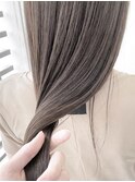 【Zina札幌】フリンジウェーブ前髪大人かわいいココアブラウン