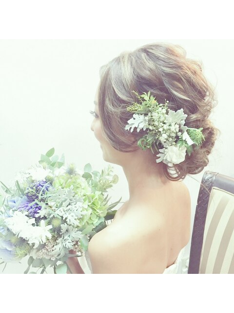 garden　weddinghair