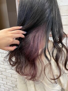 シェリール 八千代台駅(CHERIR) インナーパープル×地毛風カラー