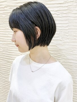 モリオ フロム ロンドン サッポロファクトリー店(morio FROM LONDON) 【morio札幌】札幌ショート　大人かわいい黒髪丸みショートボブ