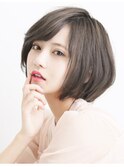 大人可愛いオフィスボブ