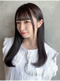 顔まわりカット_グレージュカラーボブウルフ_ba423361