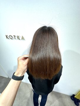 コトカ 千葉(KOTKA) イメチェン/ピンクベージュ/クールショート/髪質改善/オージュア