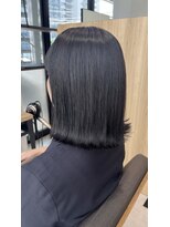 テラスヘア 新潟駅南(TERRACE hair)&nbsp;【暗髪カラー】透明感のあるグレーブラック♪