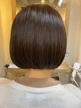 ヘアリゾート粋 トゥジュ 池袋東口店(tujuh) 艶髪ボブ/ショコラブラウン